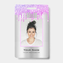 Nome de Prata Roxo de Drivers de Glitter de Funcio