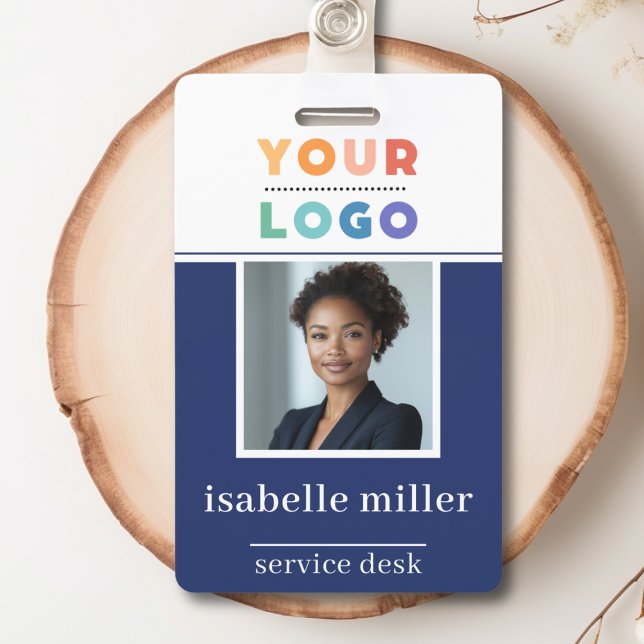 Crachá Nome de Segurança da Empresa do ID de Foto do Func (Criador carregado)