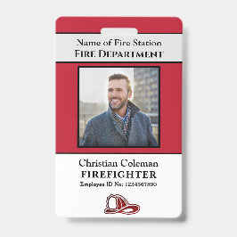 Crachá Nome do Bar do logotipo com a placa de identificaç