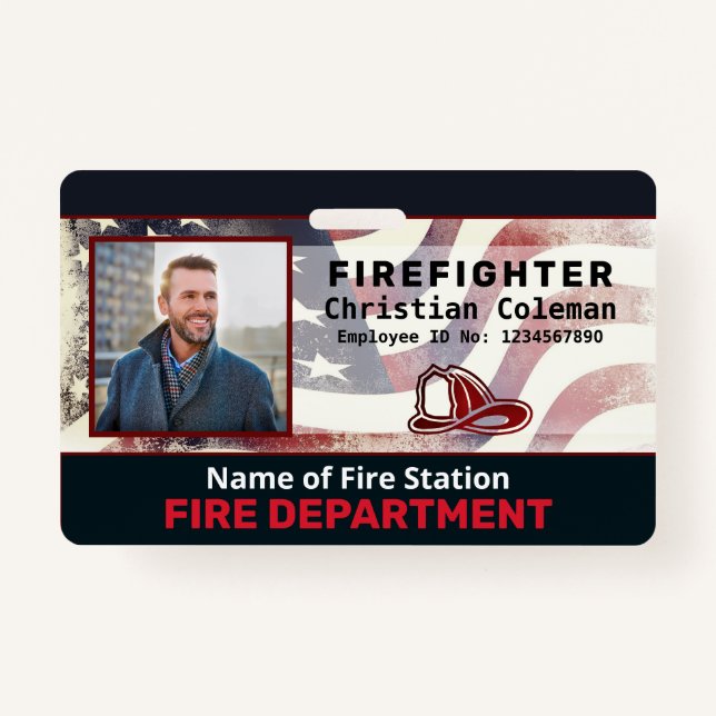 Crachá Nome do funcionário personalizado ID da placa Logo (Frente)