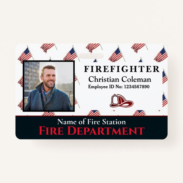 Crachá Nome do funcionário personalizado ID da placa Logo (Frente)