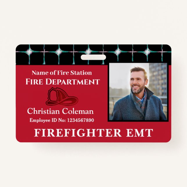 Crachá Nome do funcionário personalizado ID da placa Logo (Frente)