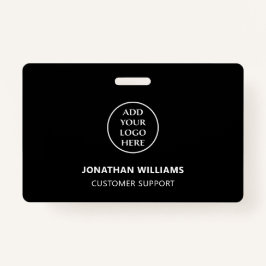 Crachá Nome do Funcionarios moderno Cargo Título do cargo