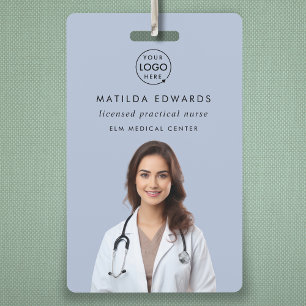 Crachá Nome do ID do Funcionário da Equipe Médica Clínica