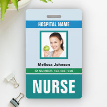 Nome e Foto Personalizados | Cartão de Identificaç
