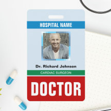 Nome e Foto Personalizados | Cartão de Identificaç