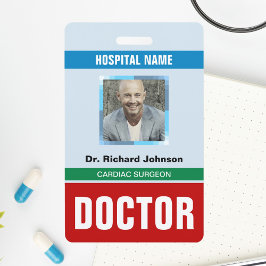 Crachá Nome e Foto Personalizados | Cartão de Identificaç