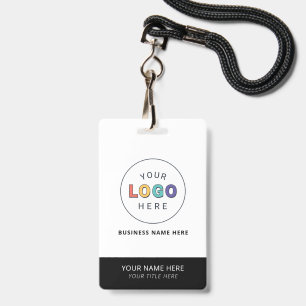 Crachá Nome Personalizado e Logotipo Comercial Marca