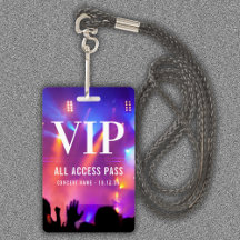 Nome Personalizado VIP Passagem de Acesso Total Sh