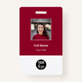 Crachá Nomes de etiqueta de funcionários corporativos pad