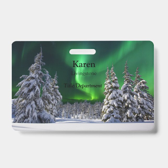 Crachá Nortes durante o inverno (Frente)