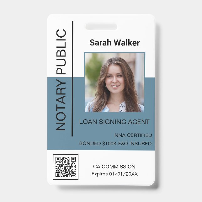 Crachá Notícia de identidade pública trabalhador empoeira (Frente)