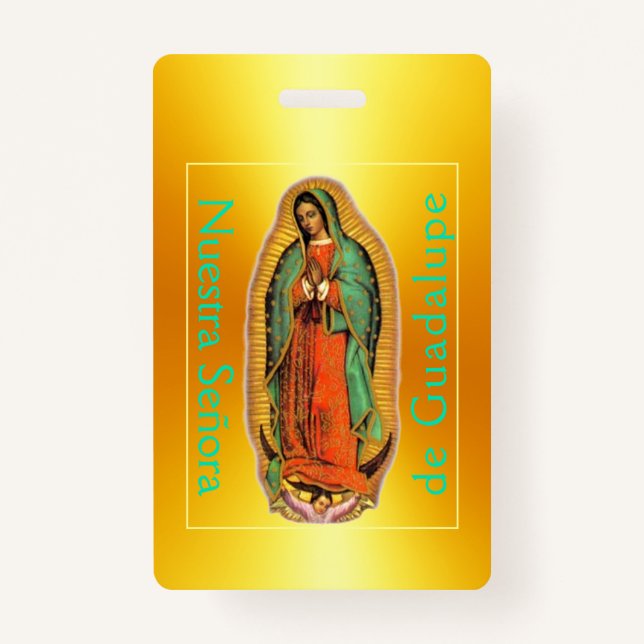 Crachá Nuestra Señora de Guadalupe (Frente)