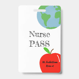 Crachá Nurse Pass Personalizado