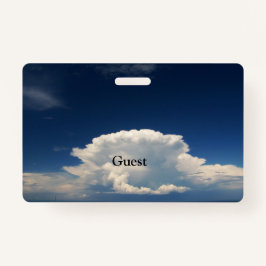 Crachá Nuvem de Puffy Branca