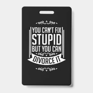 Crachá O Advogado Pode Se Divorciar Dela