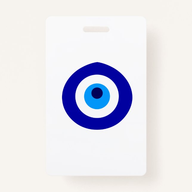 Crachá O amuleto turco chamou Nazar (Frente)