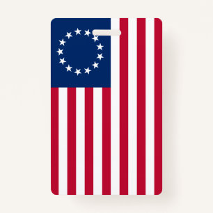Crachá O Círculo de Estrelas, Bandeira Americana por Bets