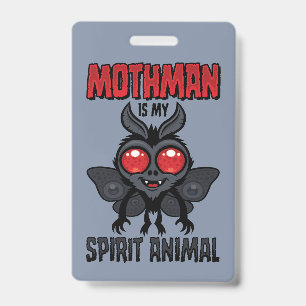 Crachá O Mothman é Meu Animal Espiritual