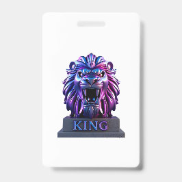 Crachá O rosto do leão