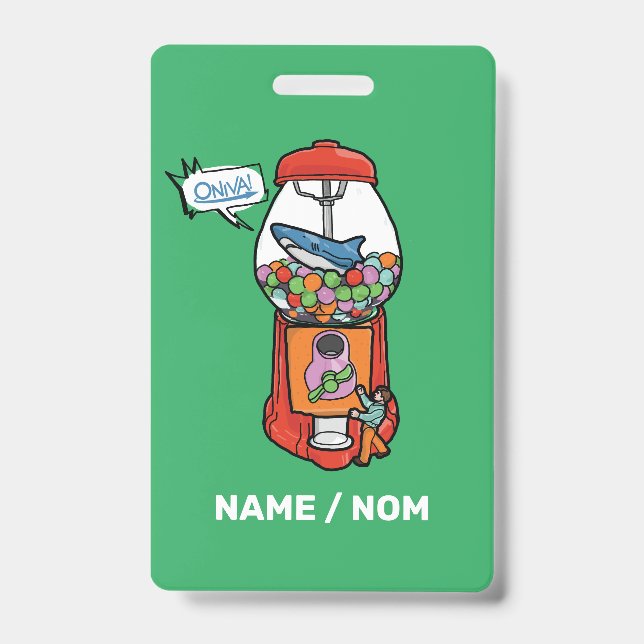 Crachá ONIVA! Gomme Balloune (Frente)