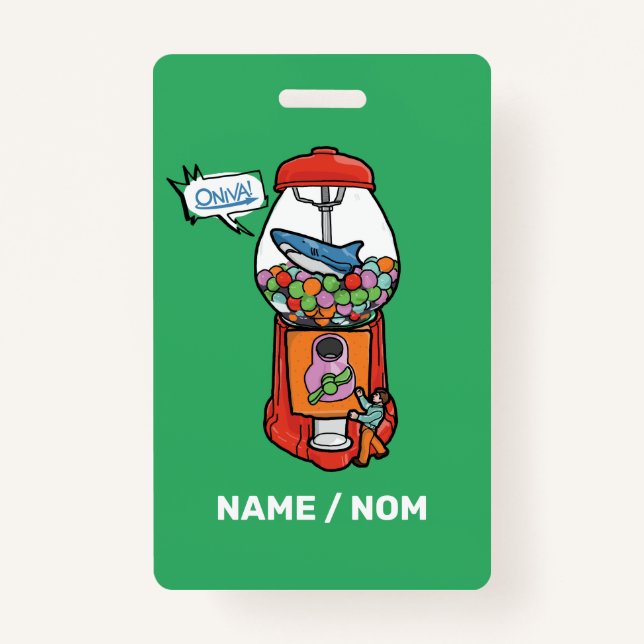 Crachá ONIVA! Gomme Balloune (Frente)