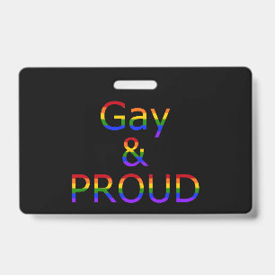 Crachá Orgulhosamente Gay