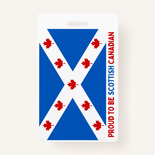CRACHÁ ORGULHOSO DE SER CANADENSE ESCOCÊS! (Frente)