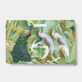 Crachá Ouro Templo Peacock Sonha Bag Cosmético