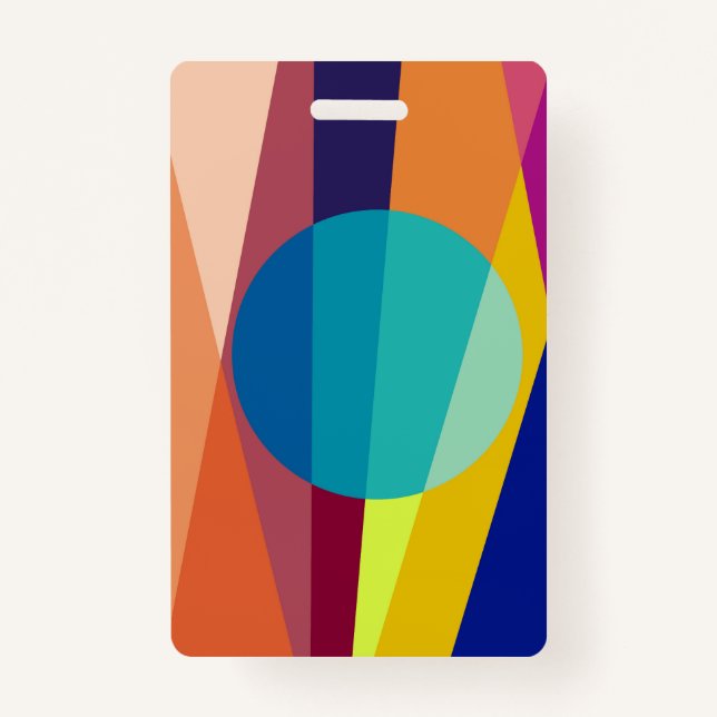 Crachá padrão Bauhaus (Frente)