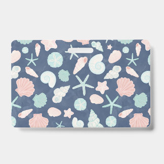 Crachá padrão das conchas