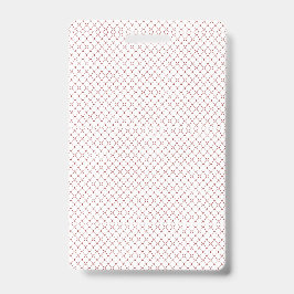 Crachá Padrão de malha fino, repetitivo e em forma de dia