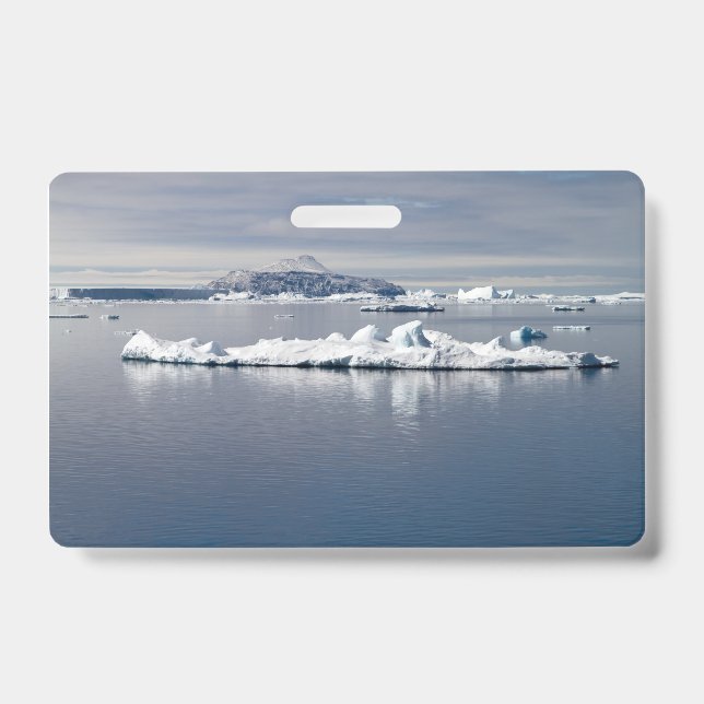 Crachá Paisagem Antártica (Frente)