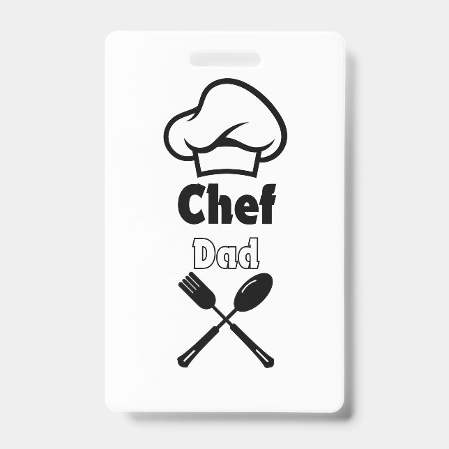Crachá Papai Chef (Frente)