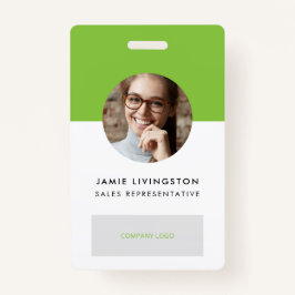 Crachá para identificação de fotos do logotipo pro