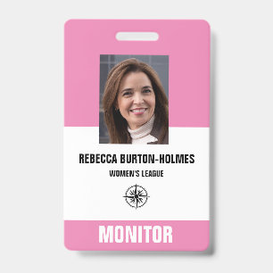 Crachá PASS DO MONITOR DE EVENTOS ESPECIAIS - Identificaç