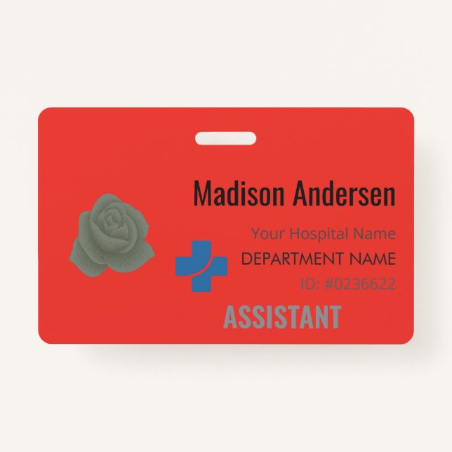 Crachá Passagem de evento plástico - Horizontal.ID.Office (Frente)