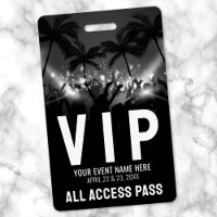 Passagem Tudo Incluído Evento Preto Branco VIP
