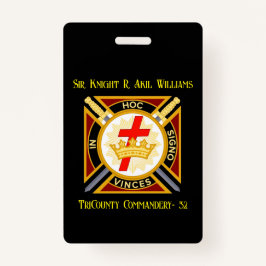 Crachá Pastmaster/ Cavaleiro Templário