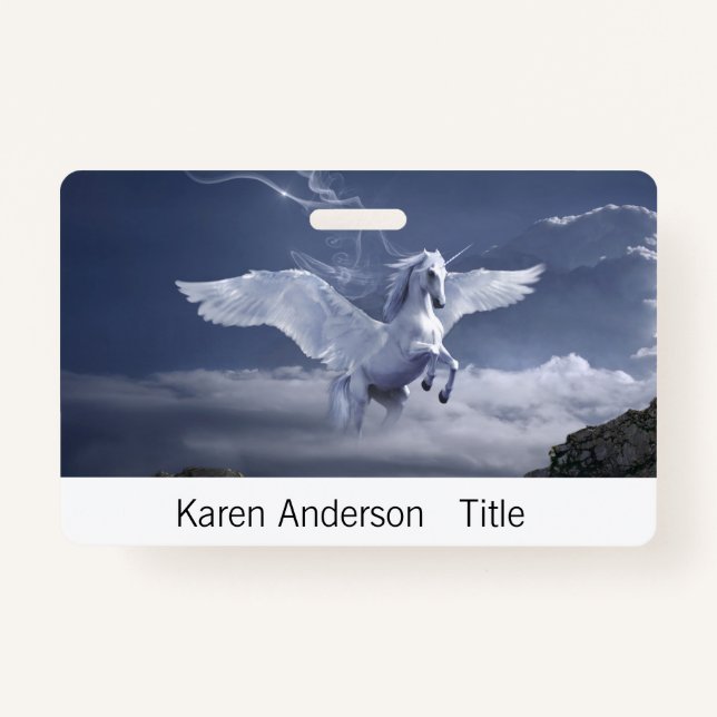 Crachá Pegasus no Voo (Frente)