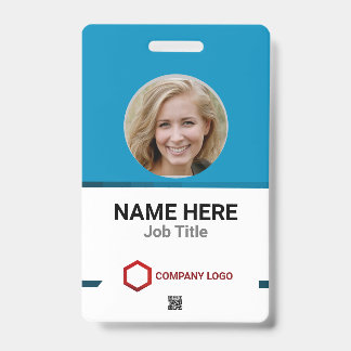 Crachá Personalização Máxima: Código de Barras do Logotip