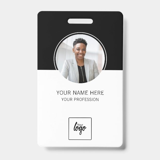 Crachá Personalização personalizada do logotipo personali (Frente)