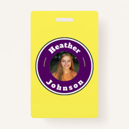 Crachá - Personalizado (adicionar nome e foto)