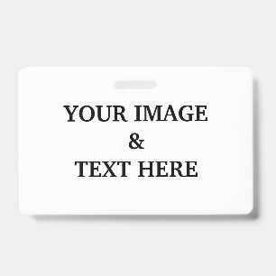 Crachá Personalizado com Sua Própria Foto 