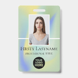 Crachá Personalizado de Funcionário com Foto, Códi