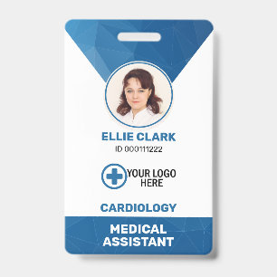 Crachá Personalizado de Funcionário de Hospital, L
