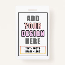 Crachá Personalizado de Identidade de Evento do Of