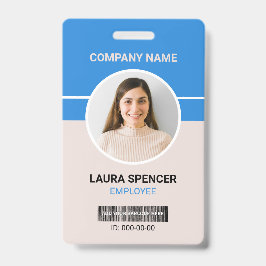 Crachá personalizado de identificação de fotos par