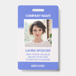 Crachá personalizado de identificação de fotos par