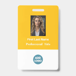 Crachá Personalizado de Identificação de Funcionár